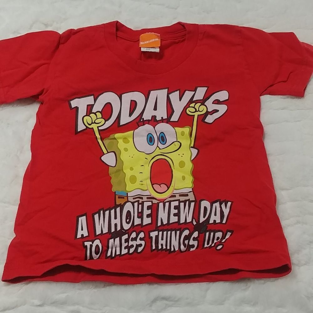 XS Boys Nickelodeon Spongbob Tee